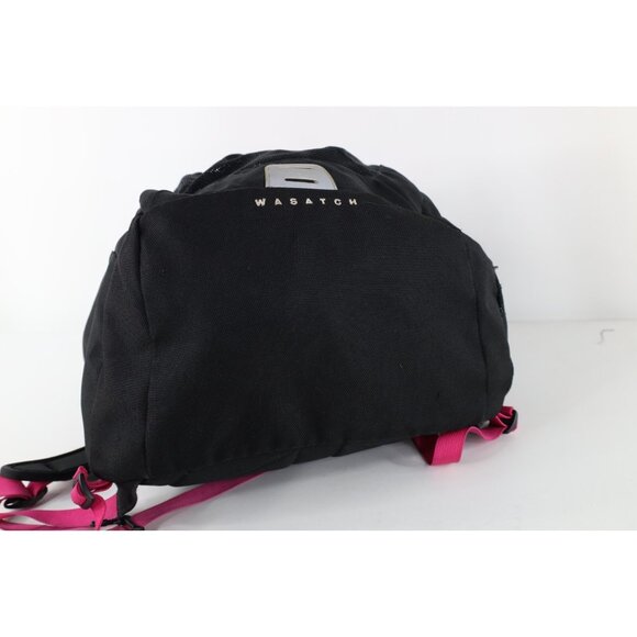 Vtg The North Face Distressed Spell Out Wasatch Hiking Trail Backpack Book Bag - Picture 8 of 12